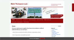 Desktop Screenshot of markthompsonlaw.com
